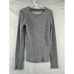 ABERCROMBIE‎ KIDS Gray Striped Long Sleeve Shirt size 9/10
